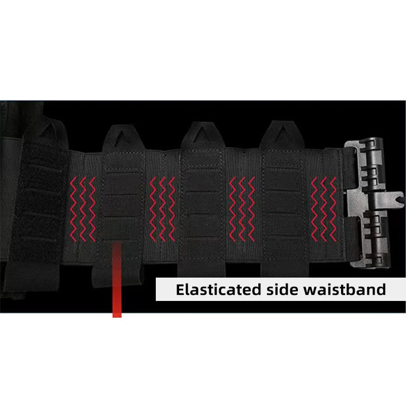YAKEDA Tactical Vest 6094 Fast Detachable Light Laser Cut Outdoor Hunting Black Gear Carry Vest of High Quality