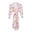 Maternity Robe,Matching Swaddle Set ,Mommy and Me Set, Floral Hospital Robe Bag,Baby Shower Gift,Mama Robe,Baby Girl Blanket