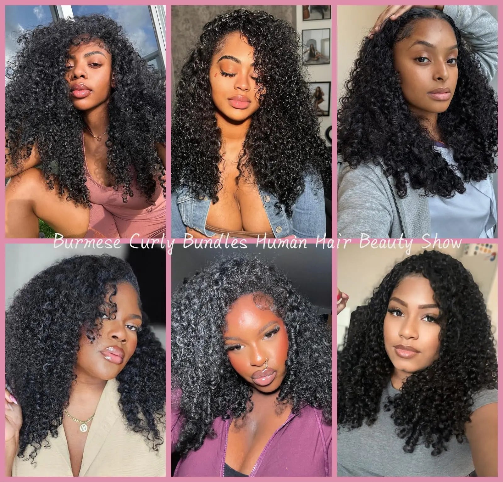Burmese Curly Hair Bundles Raw Human Hair 1/3/4 Bundles Pixie Curly 100% Unprocessed Human Hair Weave Extensions For Women Wavy