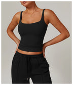 Summer Women's Workout Yoga Tank Top Quick-Dry Gym Sports Vest Female Running Tight Top Women U-Back Fitness Underwear