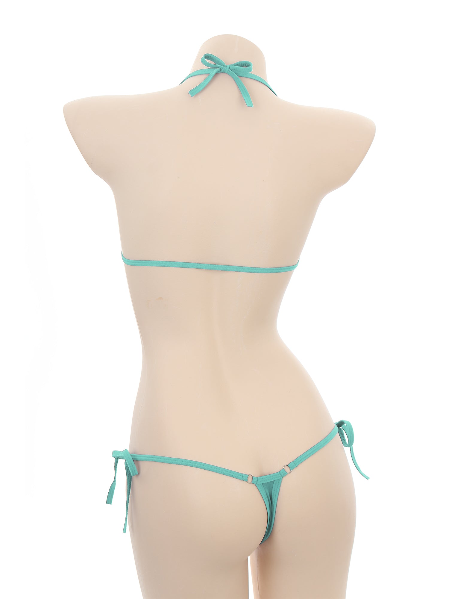 Bikini Swimsuit Outfits for Women Sexy Micro Mini Bikini Set Bandage Bra Thong Two Piece Swimwear Beachwear Bathing Suit Femme