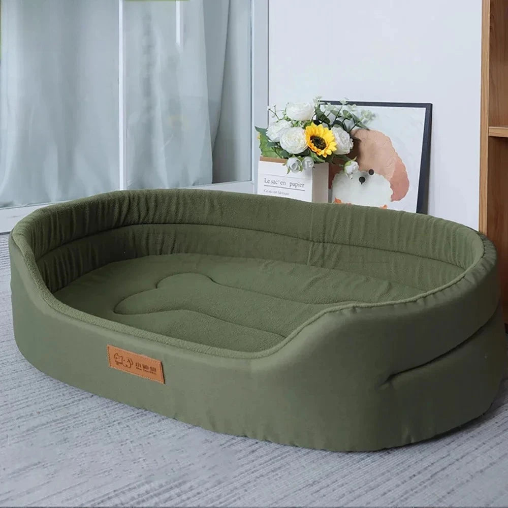 Dog Pet Beds Square Dog Bed For Large Dogs Dog Sofa Beds Waterproof Customized Pet Bed Inner Pad Washable Puppy Kennel Accessory Main image