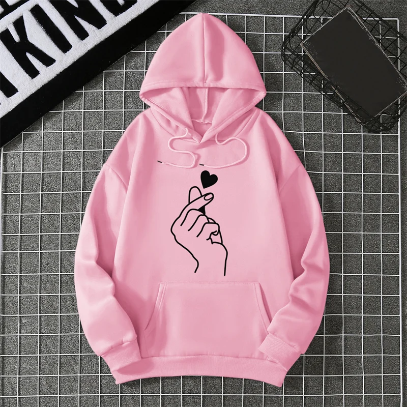 2025 Winter New Women's Hoodie High Street Unisex style Double Pockets Sweatshirts Outerwear Plus-Size Women's Clothing CYXX241 Secondary image
