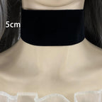 Fashion Sexy Punk Gothic Black Velvet Choker Necklaces Simple Vintage Clavicle Neck Chain Women Girls Party Jewelry Accessories
