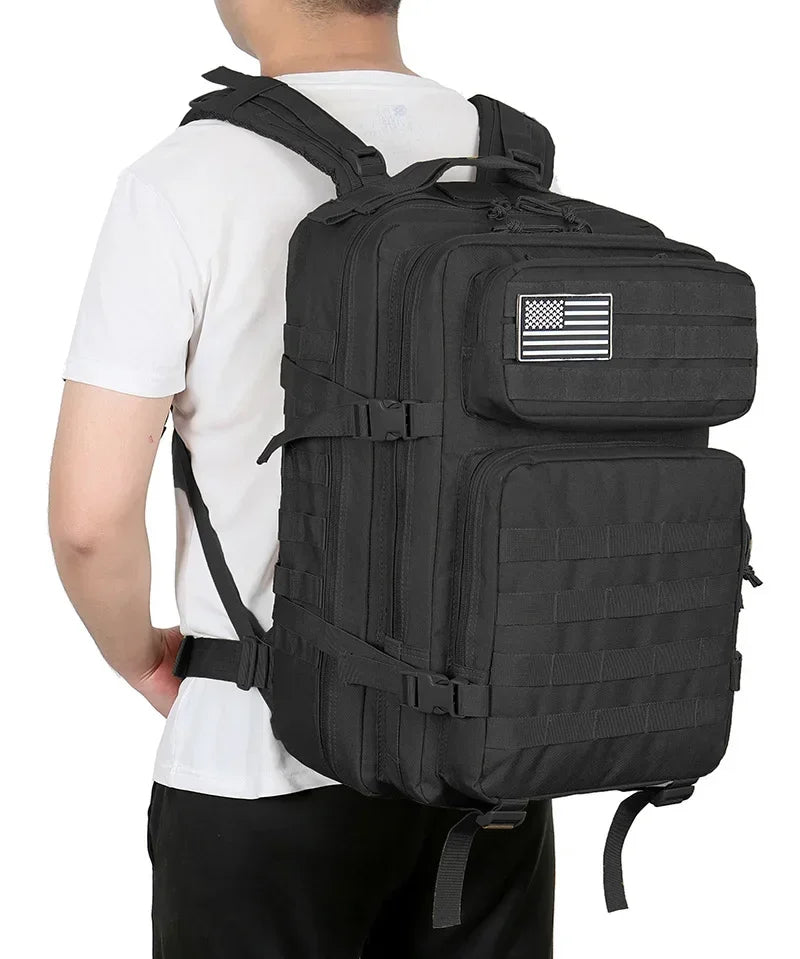 Outdoor Tactical Backpacks 45L Large Capacity Man 3 Days Molle Assault Bags For Outdoor Trekking Camping Backpack