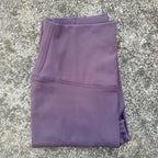Solid Color Back Waist Pocket High Waist Yoga Legging Women Sport Cropped Pants Butter Athletic Gym Comprehensive Training Jog