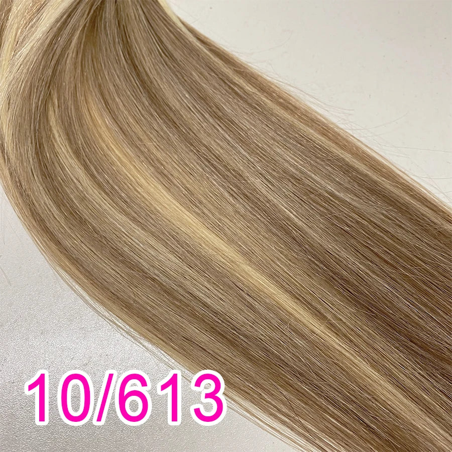 Ombre Straight Bulk Braiding Hair 100% Brazilian Virgin Remy Human Hair Extensions 613 Blonde Color Natural Hair Piece