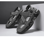 Summer Men Sandals Genuine Leather Mens Casual Shoes Outdoor Men Leather Sandals for Men Beach Shoes Roman mens Shoes