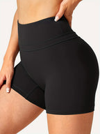 Workout Shorts For Women, High Waist Running Scrunch Gym Yoga Biker Shorts, Women's Activewear