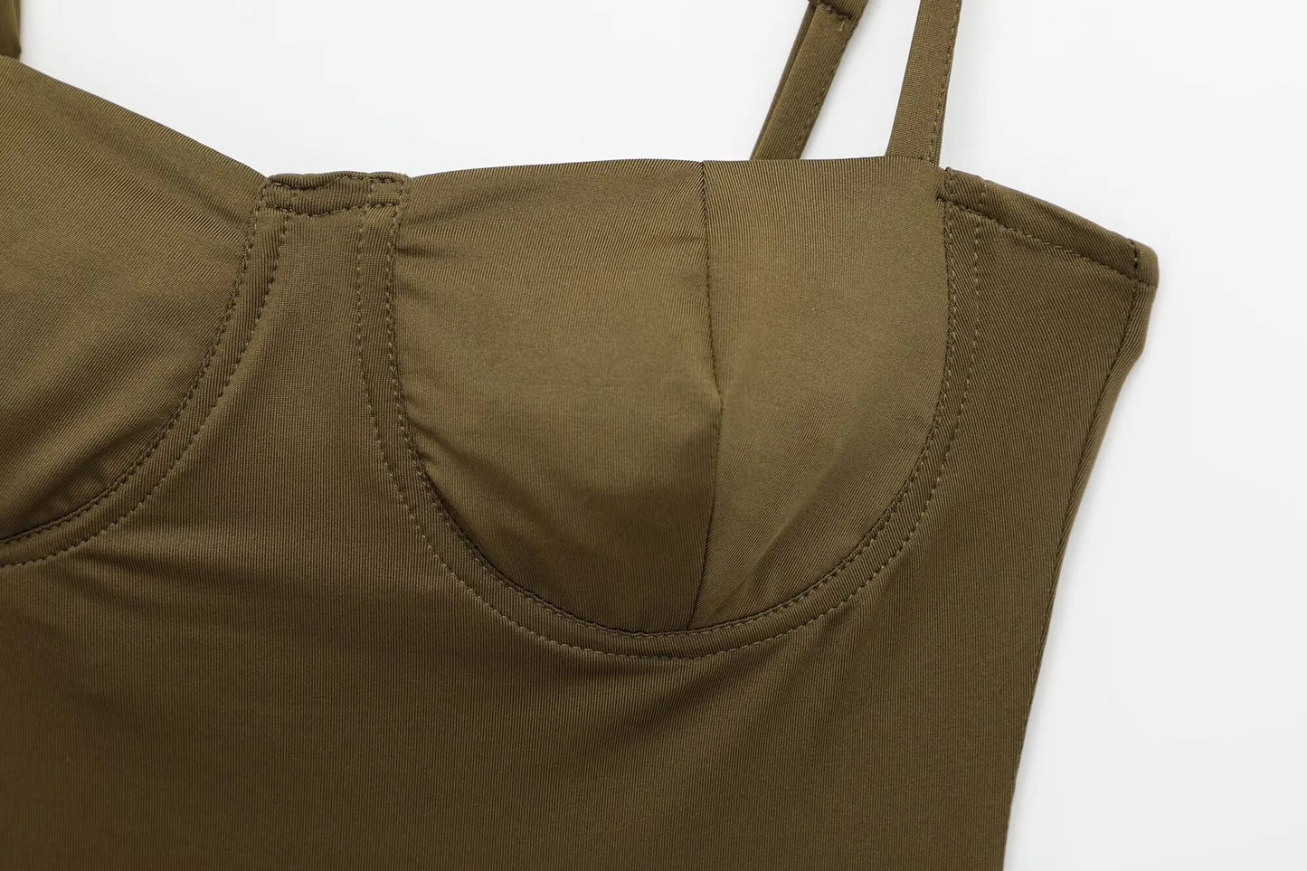 Zevity 2026 Women Sexy Spaghetti Strap Inner Style Beach Wear Bodysuits Ladies Soft Slim Swimsuit Playsuits Mujer Rompers LS9043