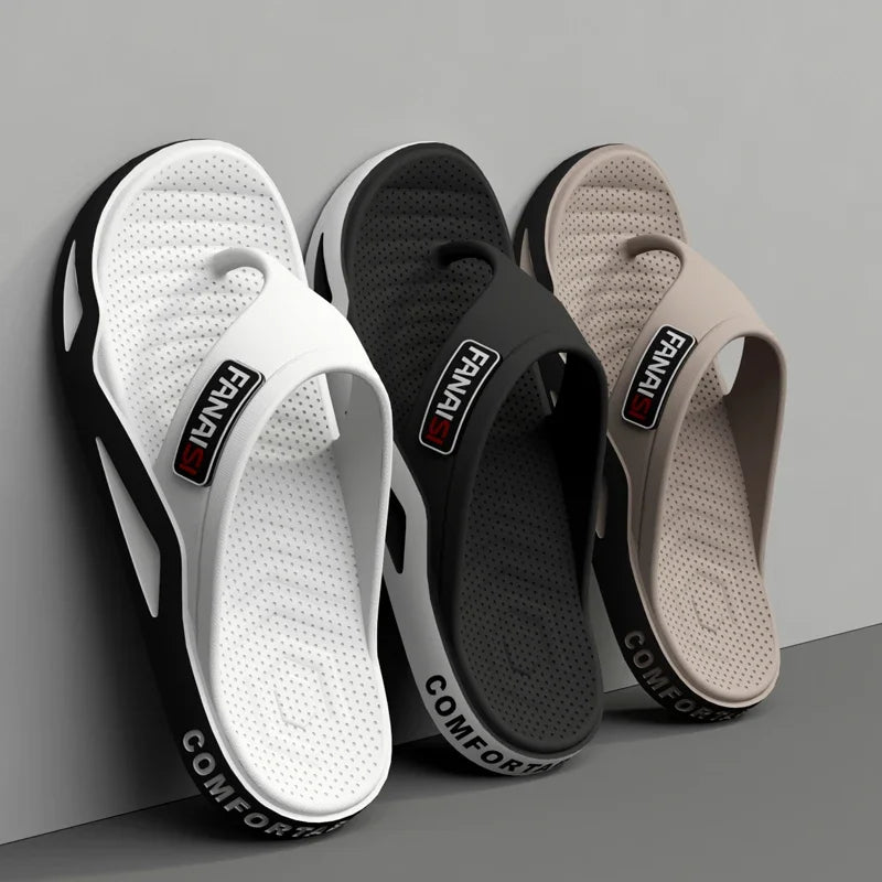 Summer Men's Flip-flops Sports Beach Sandals Men Casual Outdoor Fashion&trend Comfortable Shoes House Flip Flops Home Shoes Secondary image