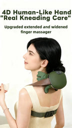 Bionic Finger Neck Shoulder Massager Wireless Neck Cervical Trapezius Kneading Massage Shawl Brushless Motor Neck masajeador
