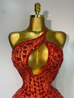 Sexy Sparkly Diamond Backless Short Dress 2026 Women Sleeveless Mesh See Through Evening Birthday Gown Singer Stage Outfit