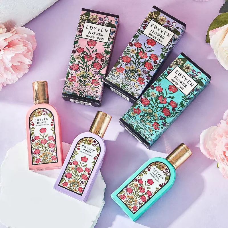 Women's Perfume Set Long-lasting Fragrance Flower Joy Blooming Water Of Flowers Floral Scent Eau De Toilette Valentine Day Gifts Main image