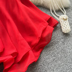 New Summer Spaghetti Straps Ruffle Sleeveless Tanks and Camis Korean Corset Crop Tops Solid Tank Camisoles Women Clothes Y2k