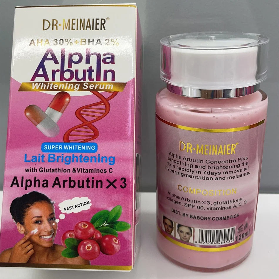 Alpha Arbutin Serum AHA 30%+ BHA 2%  Keeps Face Smooth Brightening Moisturizing Improving Dullness Dark Skin Beauty Care Cream Main image