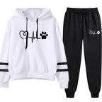 Women's Tracksuit Daily Casual Fashion Hoodies Hot Sale Single Piece Stripe Sweatshirt and Pants Comfort Outdoor Jogging Quality