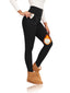 Pockets Thick Winter Warm Leggings Women High Waist Mallas Casual Velvet Warm Leggings Prevent Cold Super Warm Pants