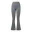 Fashion Micro Horn Leggings Women V-back Waist Sports Pants High Waist Push Up Butt Gym Pants Solid Slim Casual Leggings