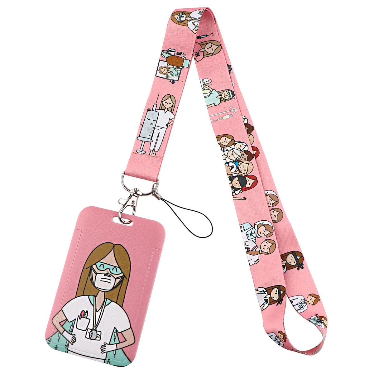 Medical Credential Holder Neck Strap Lanyards for Key ID Card Gym Phone Strap USB Badge Holder Rope Nurse Doctor Accessories Secondary image