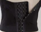 Stylish Wowen PU Leather Corset Imitation Leather Festival Clothing Bustier Lady Cropped Top Girls Punk Rock Club Party Camis