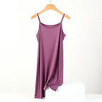 XL-8XL Vestido Mujer Plus Size Sling Night Dress Women Sexy Cotton Nightgowns Female Loose Homewear Nightshirt ночнушка женская