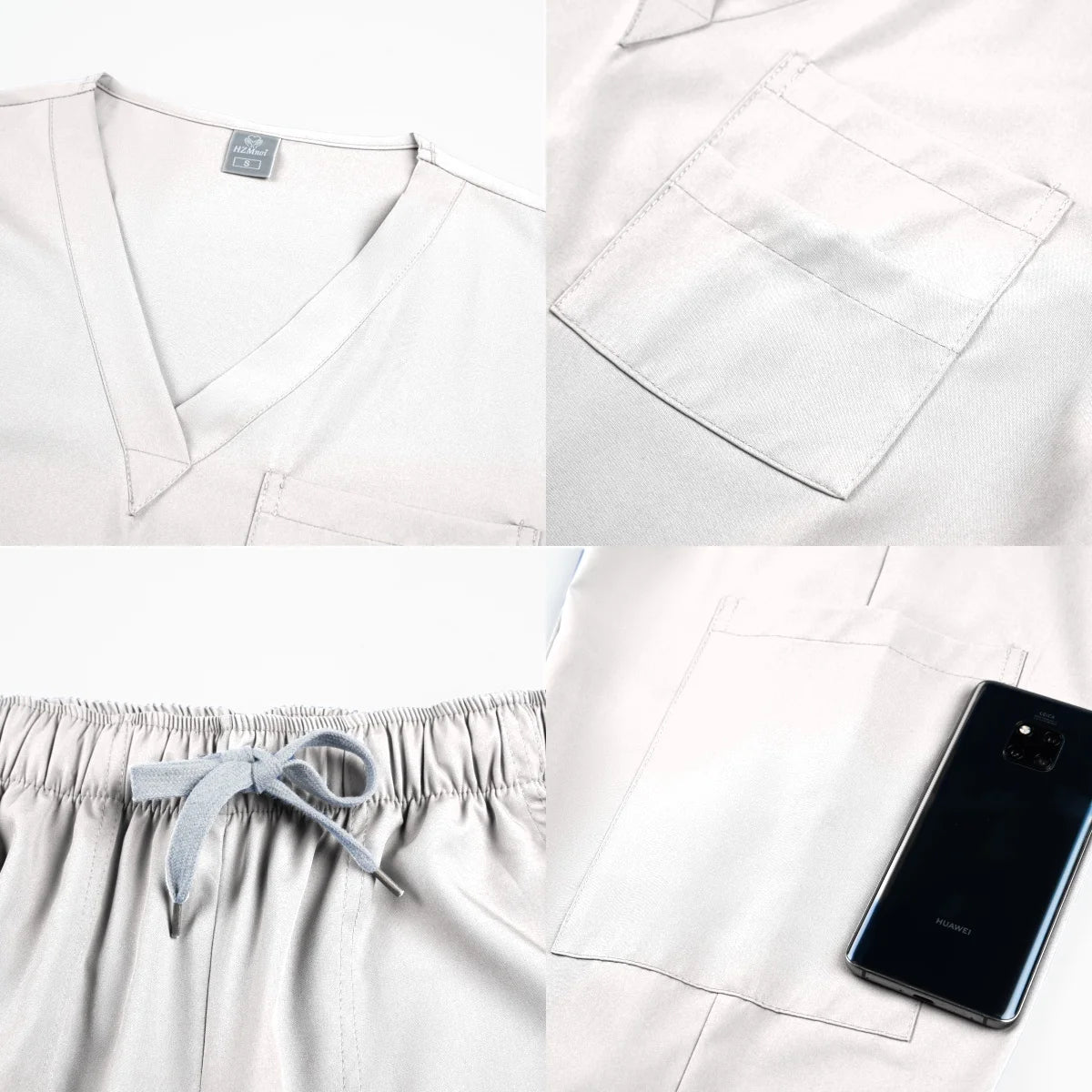 New Nurse Uniform Woman Hospital Doctor 's Medical Sweatshirt Nursing Pants Unisex Workshop Uniforms Beauty SPA Work Clothes Secondary image