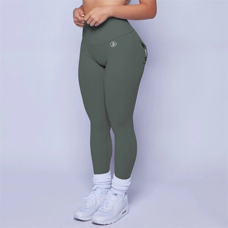 High Waist Gym Leggings – Peach Lift Yoga Pants