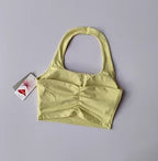 Backless Sports Bra – Athletic Yoga Crop Top