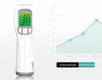 Medical No-Touch Thermometer for Adults and Kids, 1-Second Fast Reading, Color-Coded Fever Alarm, Silent Mode