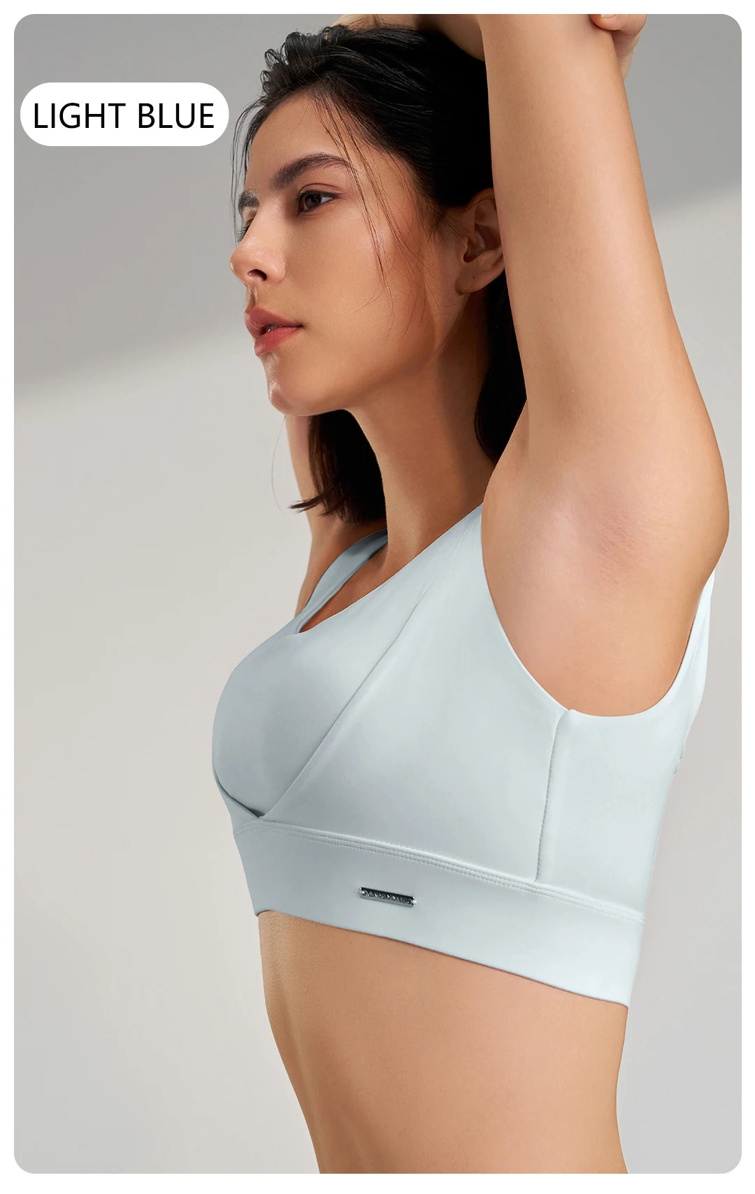 Sports Tops Women's Gym Sexy Underwear Sports Bra Tank Top Gathering Shockproof Women's Sports Underwear High Elasticity
