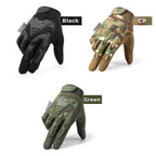 Camo Tactical Gloves Men Outdoor Hunting Hiking Climbing Sports Camping Combat Anti-skid Cycling Bike Full Finger Mittens Women