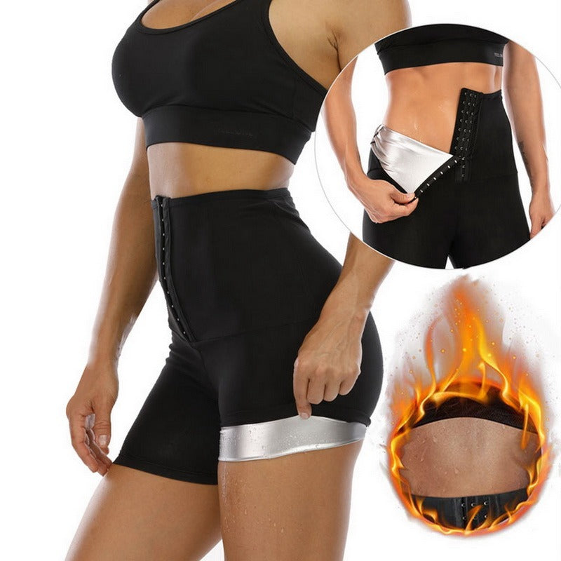 Body Shaper Pants Sauna Shapers Hot Sweat Sauna Effect Slimming Pants Fitness Short Shapewear Workout Gym Leggings Fitness Pants