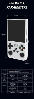 R36MAX Game Console 64GB 128GB 18000+GAMES Linux System 4.0inch K36 vs R36S 3.5inch Pocket Video Player No Download Required