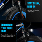 EOEOTWO Electric Bike,1500W Peak Ebikes for Adults, 26'' Fat Tire Best Ebike for Men, 70 Miles with 960Wh Battery, 25-30MPH Max Speed Bicycles, 330LB Capacity
