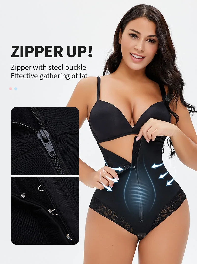 AfuliA Full Body Shaper Fajas Colombianas Reductive Girdles Flat Belly Slimming Belt Waist Trainer Butt Lifter Shapewear Corsets