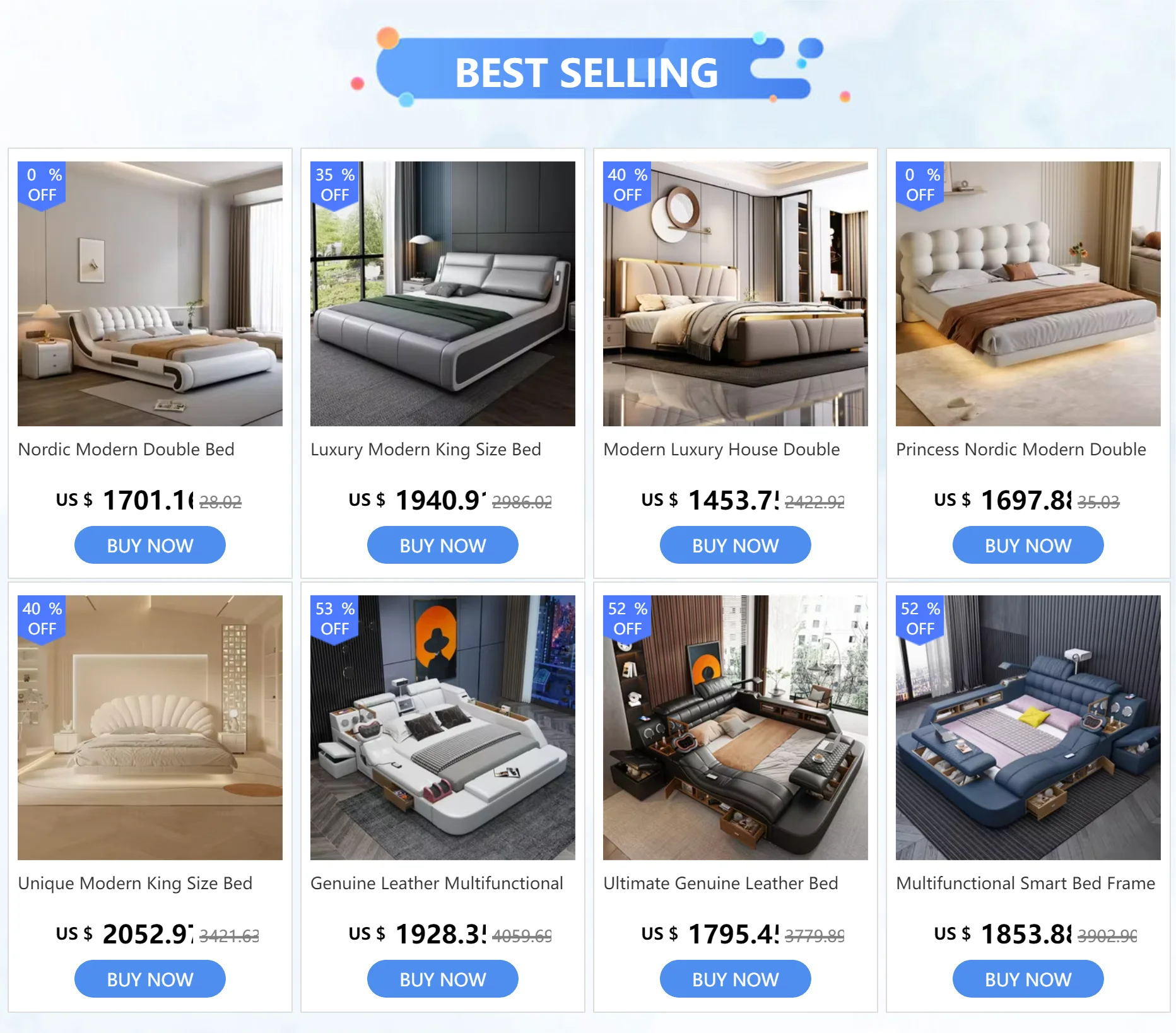 Princess Luxury Pretty Double Bed King Size Modern Italian Round Bed Loft Villa Camas De Dormitorio Bedroom Set Furniture