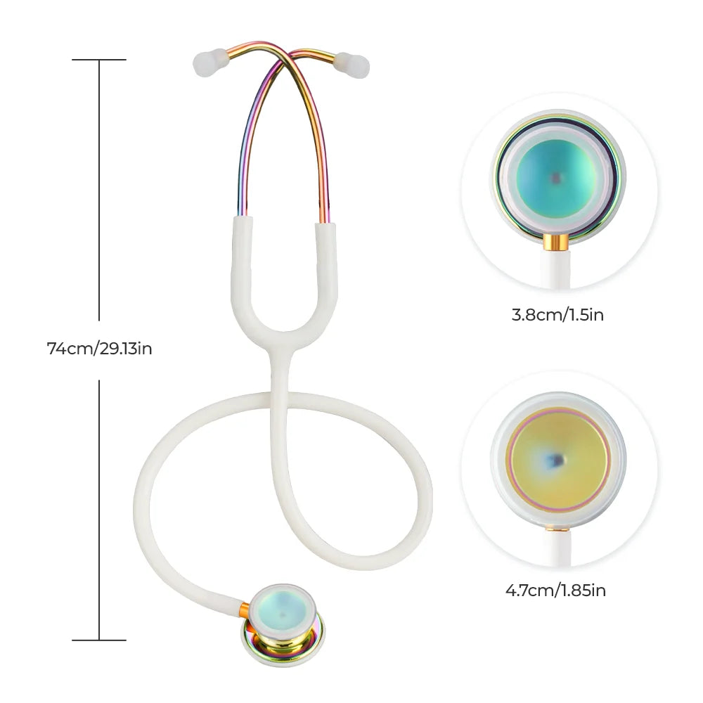 Medical Double Sided Stethoscope Professional Portable Cardiology Stethoscope Medical Equipment Nurse Doctor Stethoscope