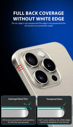 3Pcs Back Hydrogel Film For Apple iPhone 17 16 Pro Max Air Full Cover Screen Protection Clear Film HD Stickers Phone Accessories