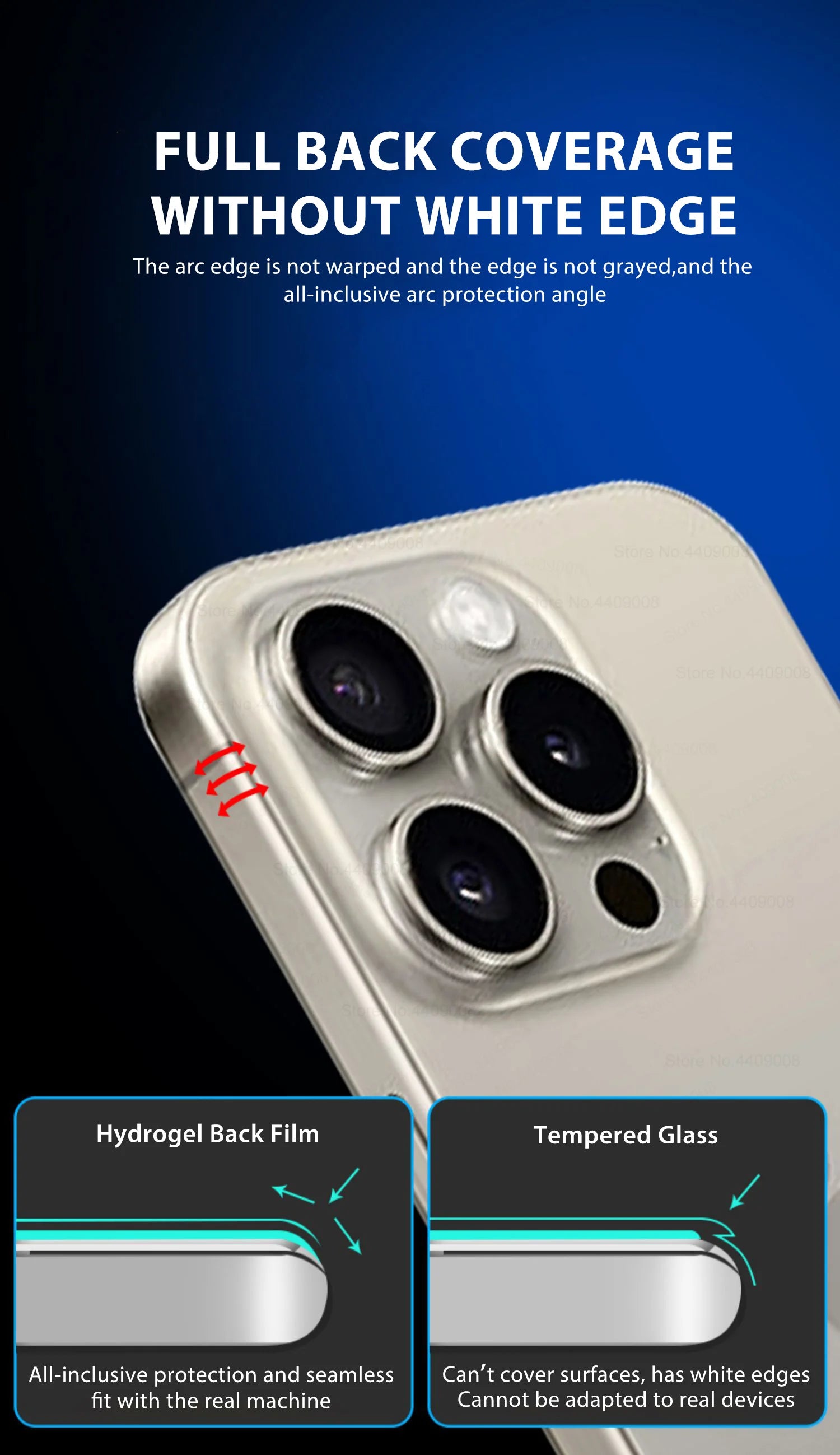 3Pcs Back Hydrogel Film For Apple iPhone 17 16 Pro Max Air Full Cover Screen Protection Clear Film HD Stickers Phone Accessories