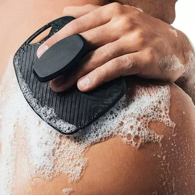 Silicone Cleaning Brush Face Cleansing Scrubber Massager Manual Facial Cleansing Brush Exfoliating Gentle Beard Skin Care Tool