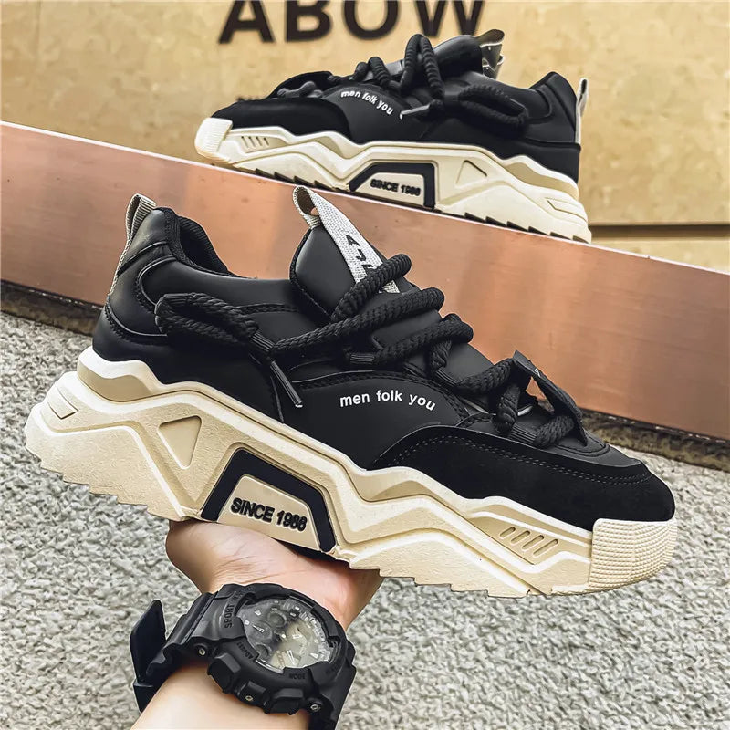 Men's Sports Casual Shoes - Comfortable Trendy for Hiking Training Skateboarding