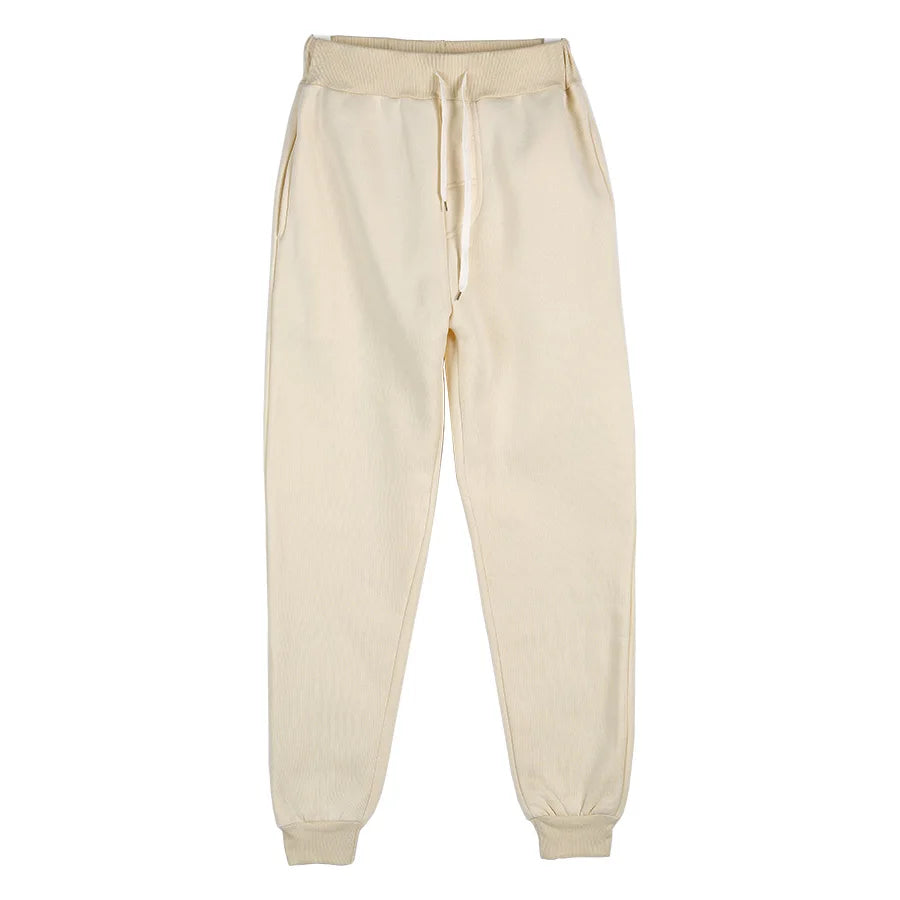 2026 New Joggers Sweatpants Men and Women Elastic Waist Lose Casual Trousers white beige pink yellow Hip Hop Mens Sweat Pants