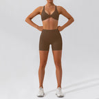 2-Piece Quick Dry Yoga Set – Long Sleeve Gym Outfit