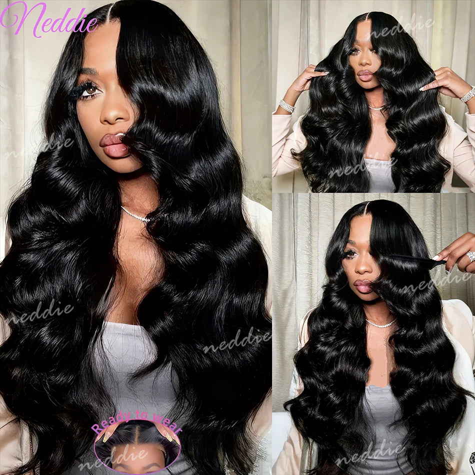 Body wave Wigs Glueless Wig Human Hair Ready To Wear 5x5 Lace Frontal Wig 4x4 Brazilian Closure Wig For Women Lace Front Wigs Secondary image