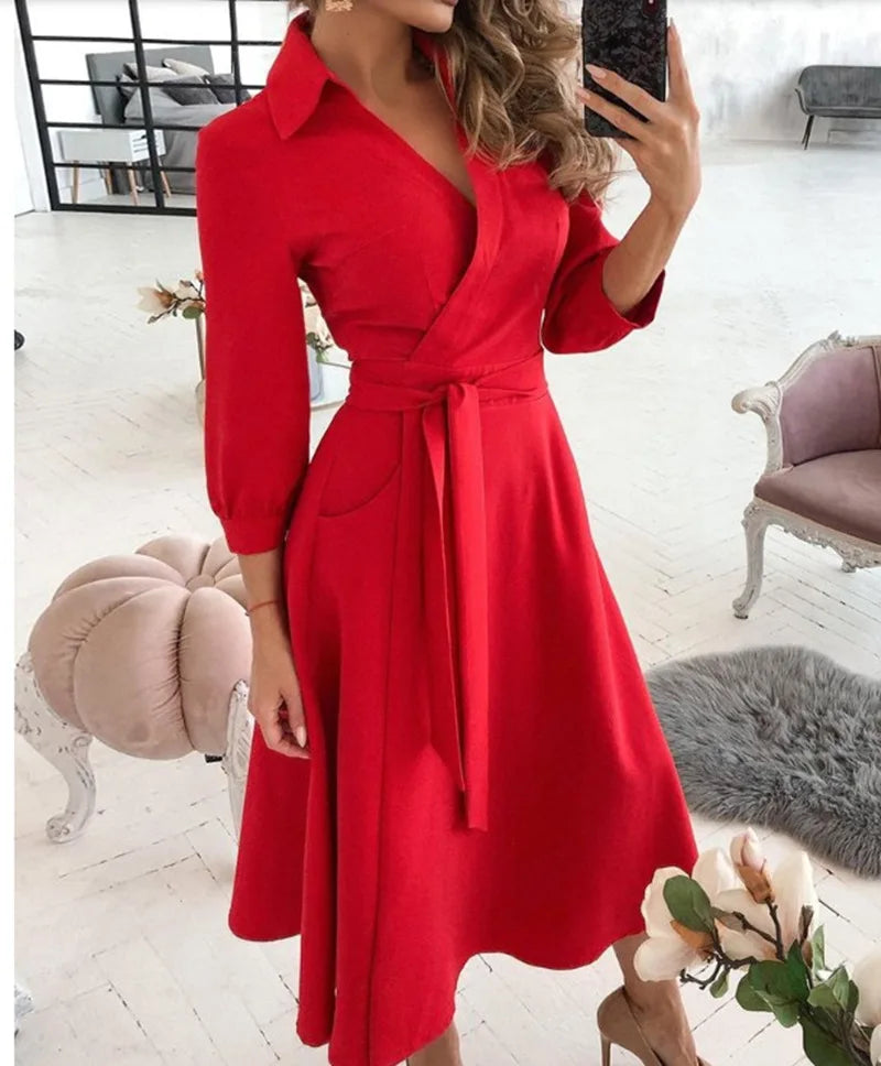 Women Print Dress Sexy V-Neck Bat Sleeve Ruffl Flowers Print Bohemian Beach Sundress Ladies Loose Summer Vacation Mini Dresses Main image