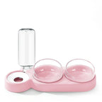 Pet Automatic Feeders 3 Bowl Pet Water Dispenser Feeders Large-diameter Dog Basin Cat Bowls Pet Automatic Feeders Wholesale