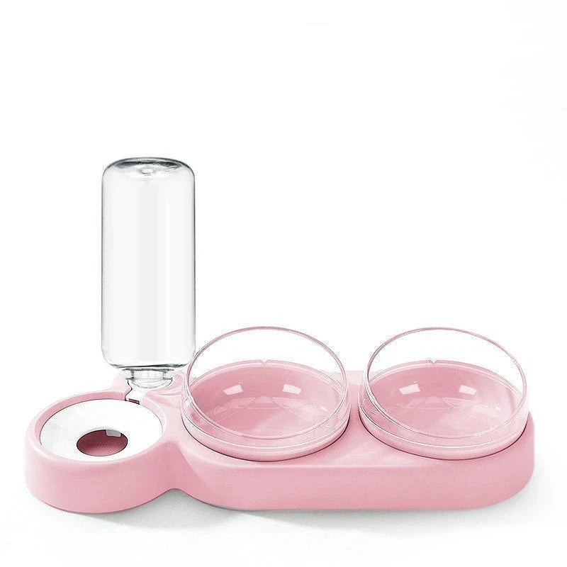 Pet Automatic Feeders 3 Bowl Pet Water Dispenser Feeders Large-diameter Dog Basin Cat Bowls Pet Automatic Feeders Wholesale