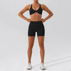 2-Piece Quick Dry Yoga Set – Long Sleeve Gym Outfit