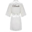 Wedding Bride Bridesmaid Robe Dressing Gown Sexy Women Bathrobe Nightgown Short Sleepwear Casual Flower Kimono Geisha M L XL